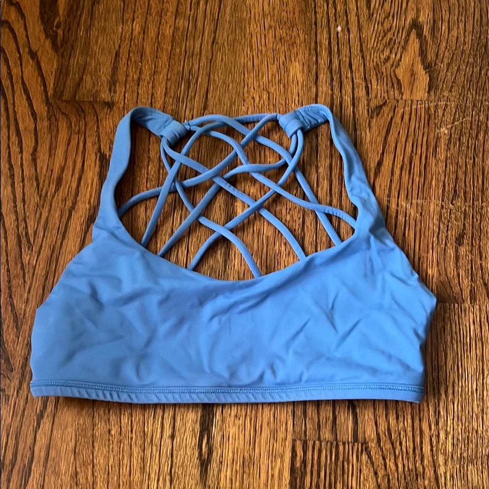 Lululemon blue sports bra